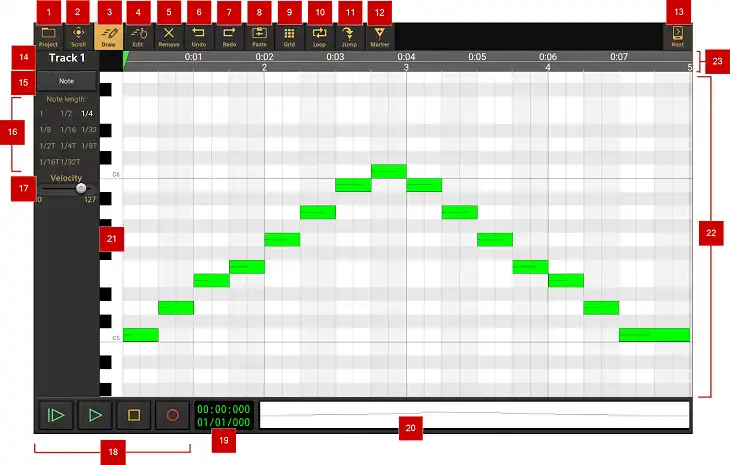 Transposing Within the Clip View