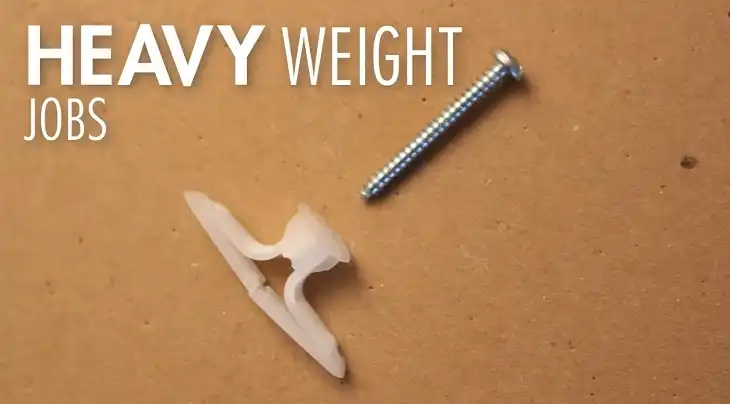 How To Use Plastic Toggle Drywall Anchors